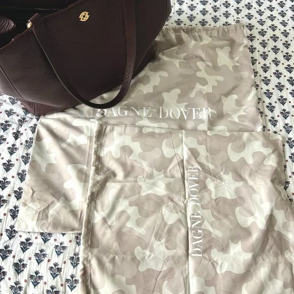 Dagne Dover Allyn Medium Tote in Oxblood - Picture 13 of 13